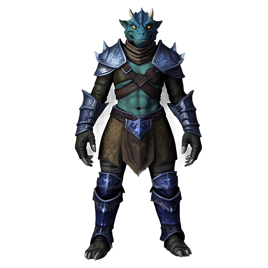 Dragonborn Character Art Png 06262024 PNG Image