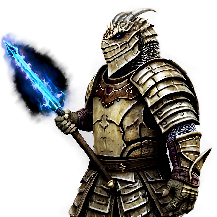 Dragonborn Fighter Png Cqo31 PNG Image