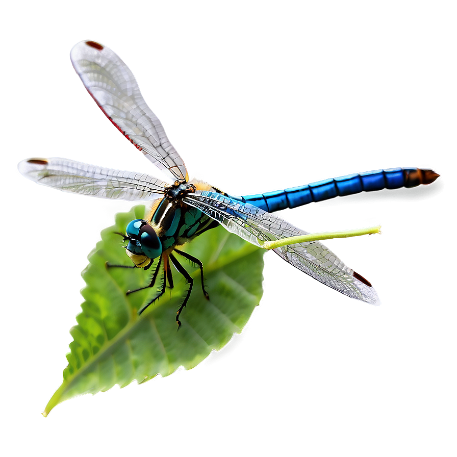 Dragonfly On Leaf Png Fuo9 PNG Image