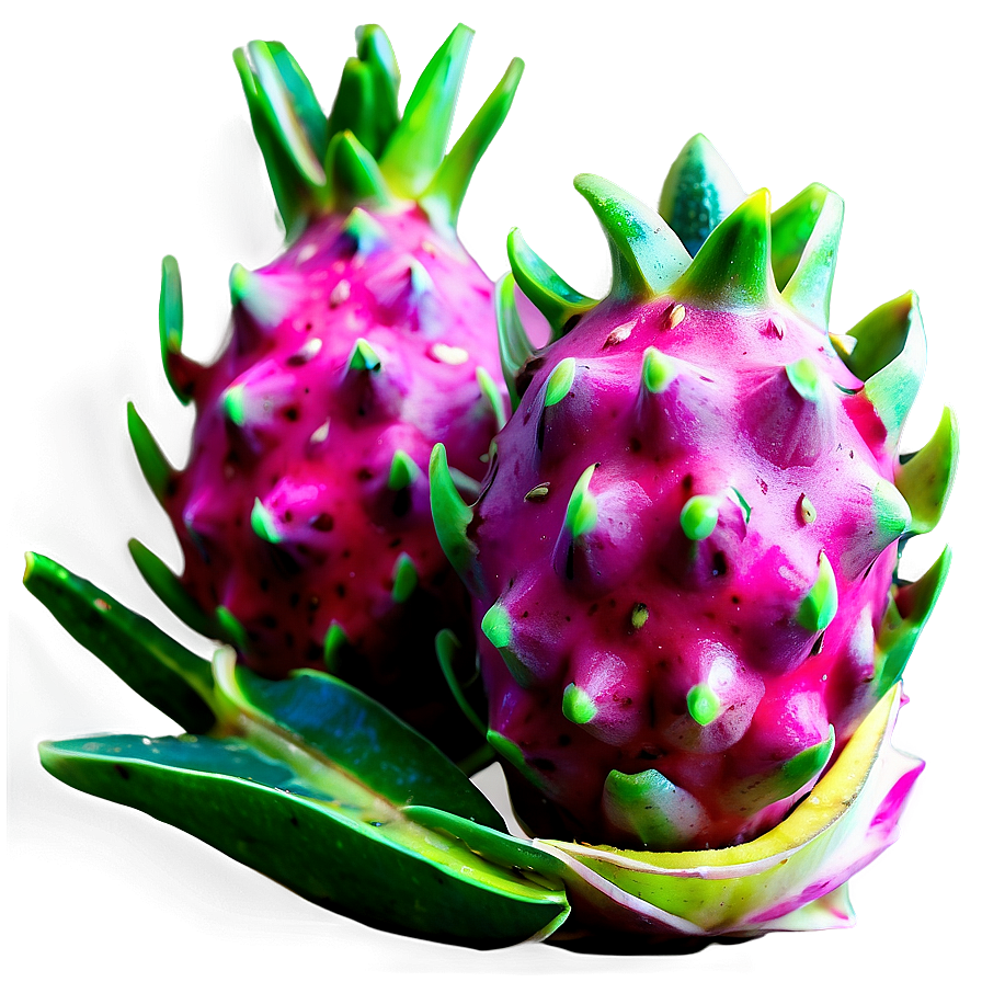 Dragonfruit On Market Stand Png Cqh13 PNG Image