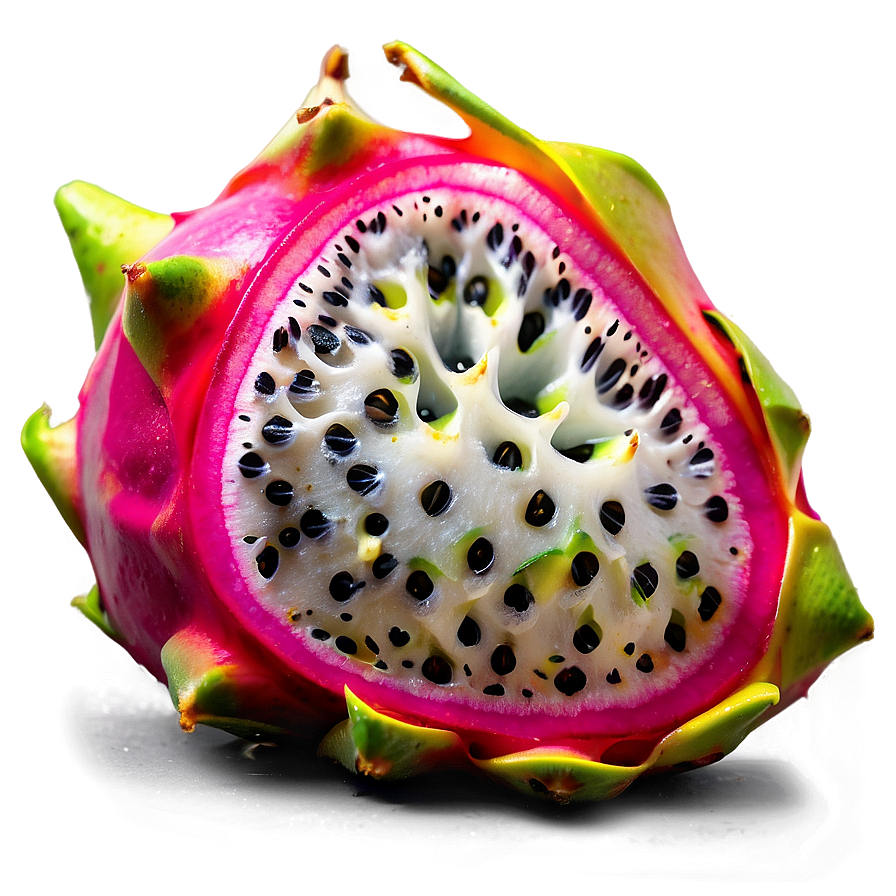 Dragonfruit Piece Isolated Png 06122024 PNG Image