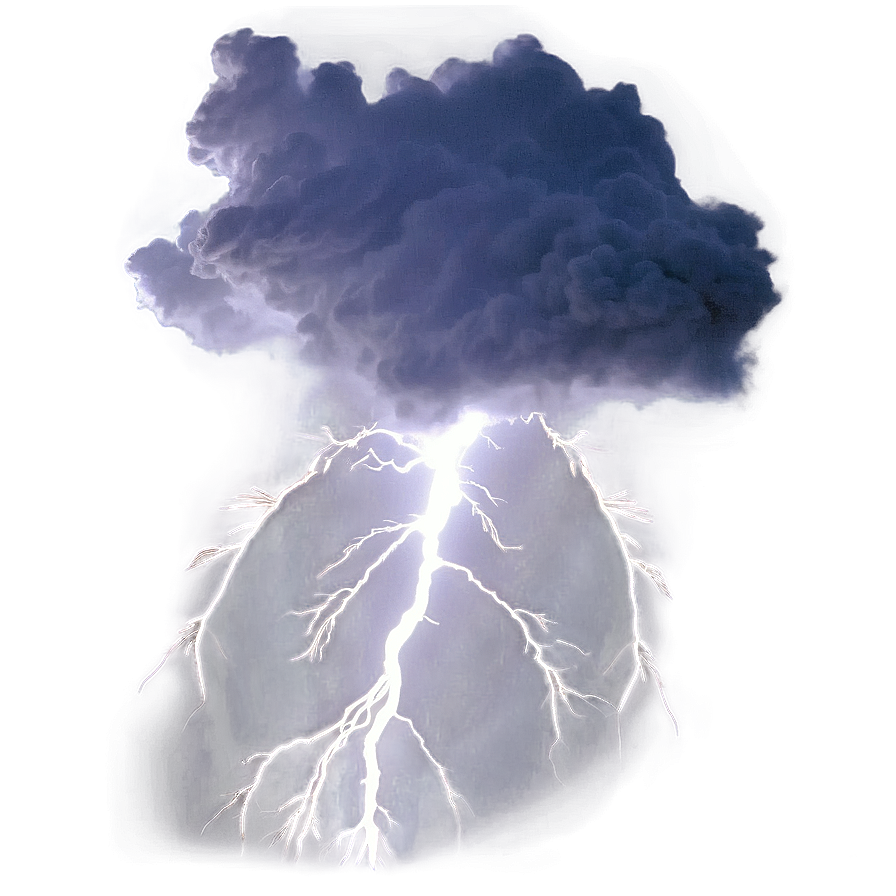 Dramatic Sky Lightning Png Oyh PNG Image