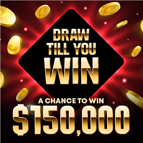 Draw Till You Win Promotion Graphic PNG Image