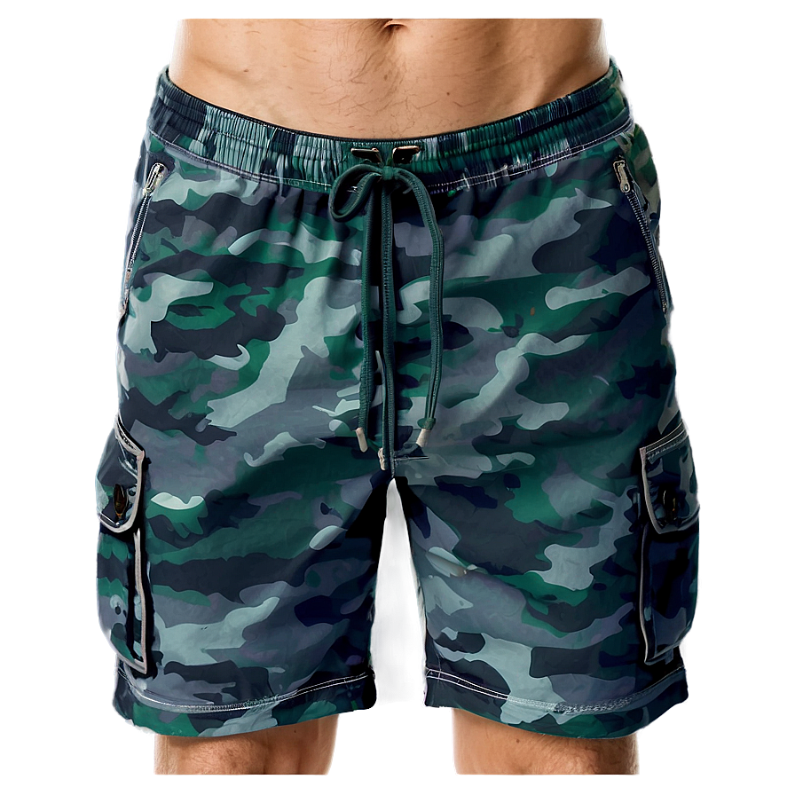 Drawstring Cargo Shorts Png Mrc PNG Image