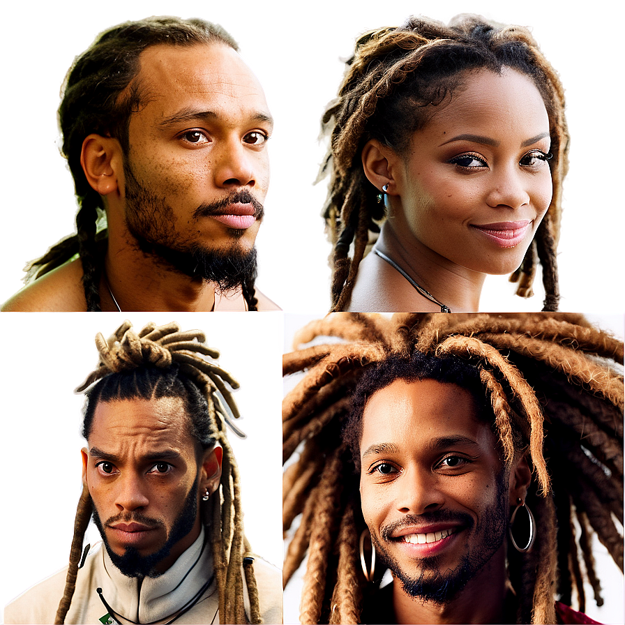 Dreadlocks Journey Stages Png Wct PNG Image