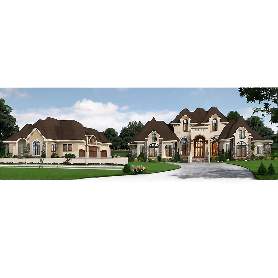 Dream Home Illustration Png Aic6 PNG Image