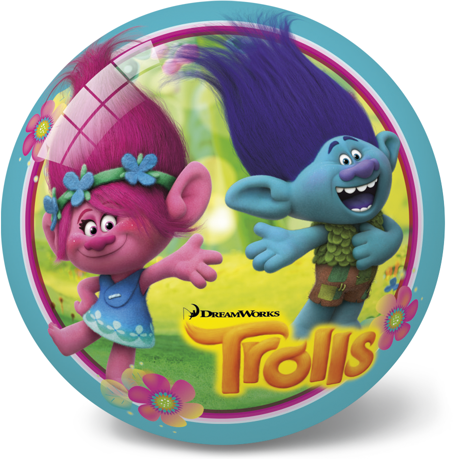 Dream Works Trolls Animated Characters PNG Image