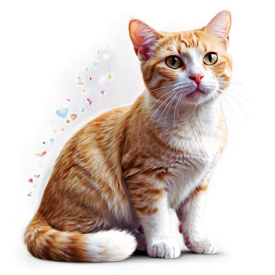 Dreamy Cat Artwork Png Kxx PNG Image