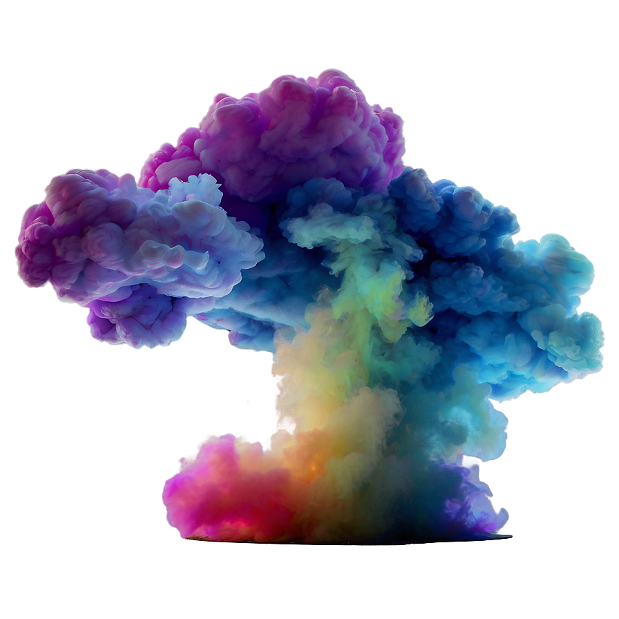 Dreamy Color Smoke Plume Png 10 PNG Image