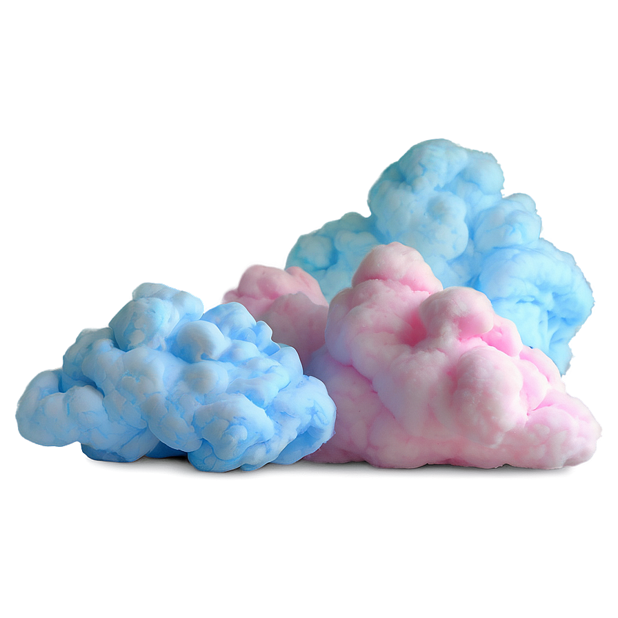 Dreamy Cotton Candy Clouds Png Cvm PNG Image