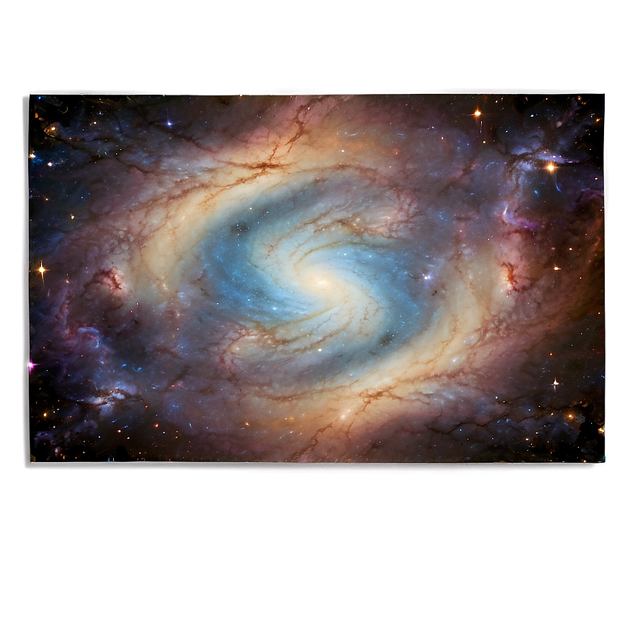 Dreamy Galaxy Stars Visualization Png Syb PNG Image