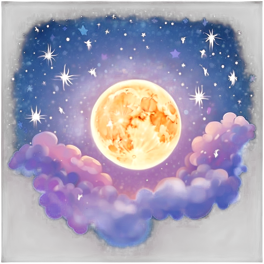 Dreamy Night Sky Png Ake96 PNG Image