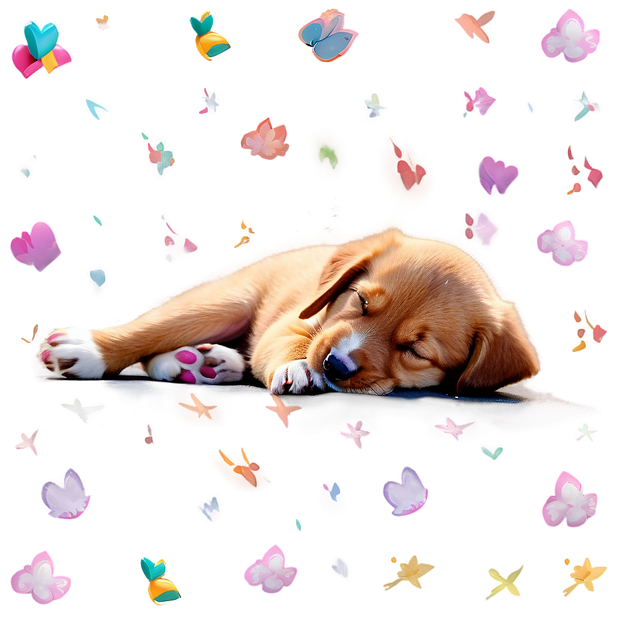 Dreamy Puppy Nap Png 19 PNG Image