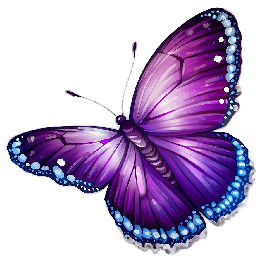 Dreamy Purple Butterfly Png 05232024 PNG Image