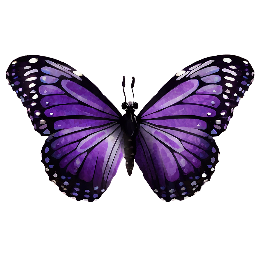 Dreamy Purple Butterfly Png Vyq45 PNG Image