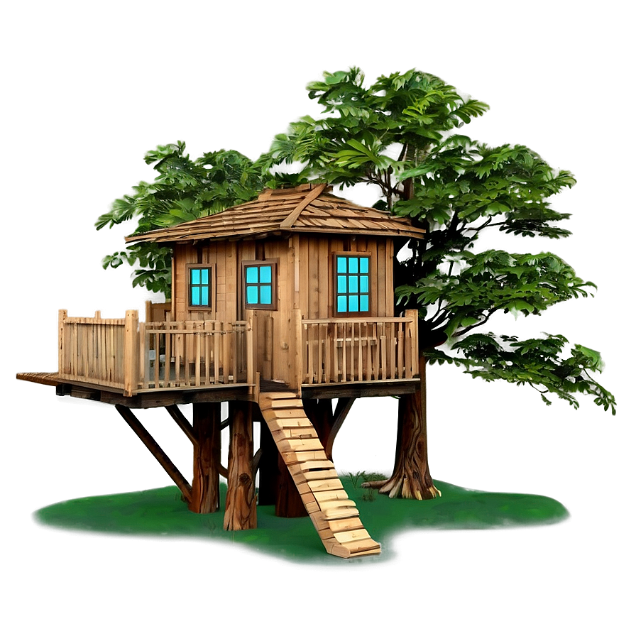 Dreamy Tree House Png Nre PNG Image