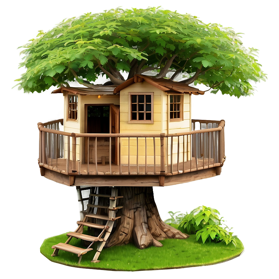 Dreamy Tree House Png Pxp PNG Image