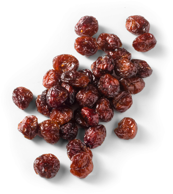 Dried Cranberries Top View PNG Image