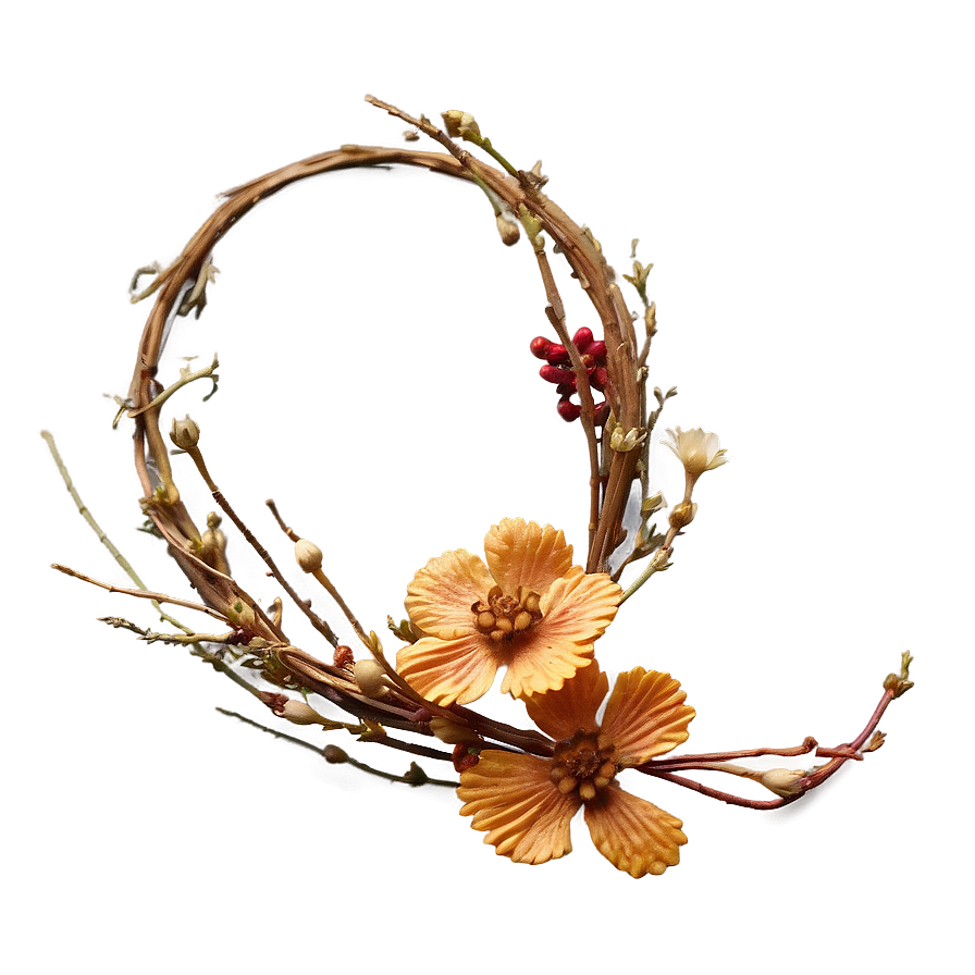 Dried Flower Hair Accessories Png 74 PNG Image