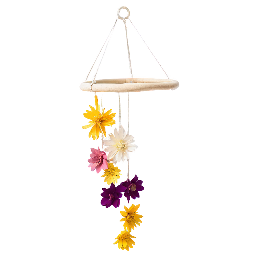 Dried Flower Mobiles For Nursery Png Gqm91 PNG Image