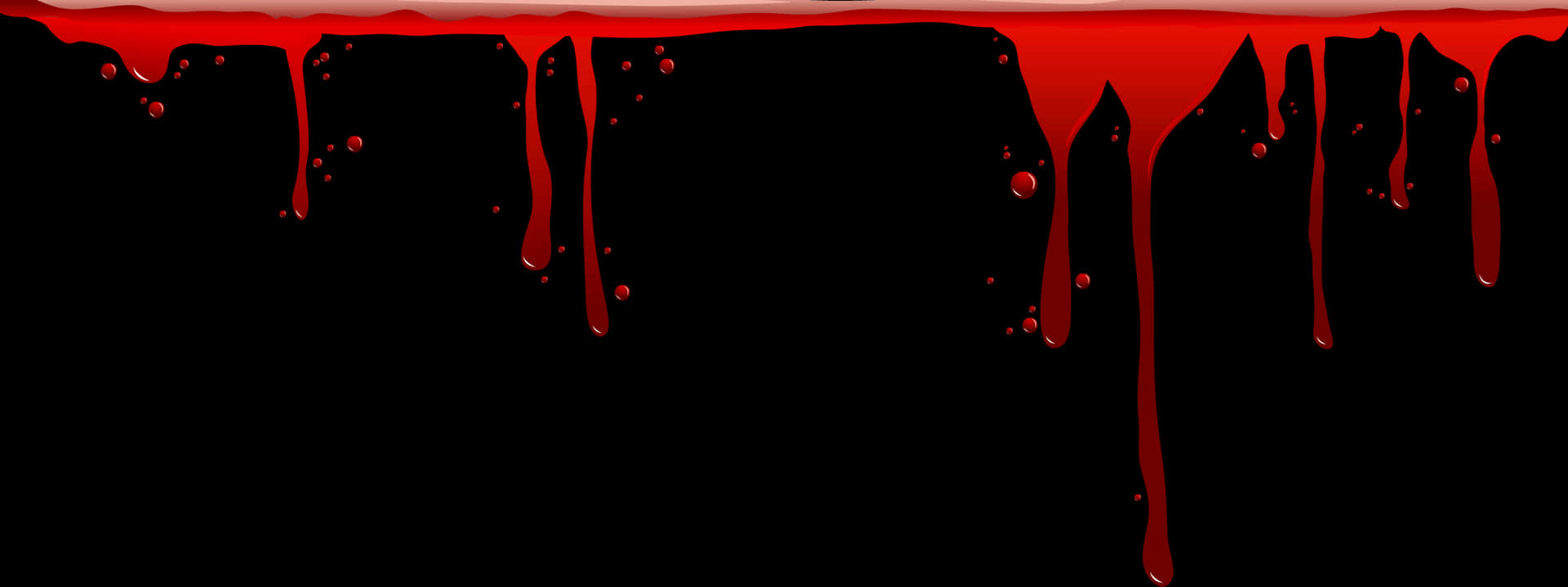 Dripping Blood Banner PNG Image