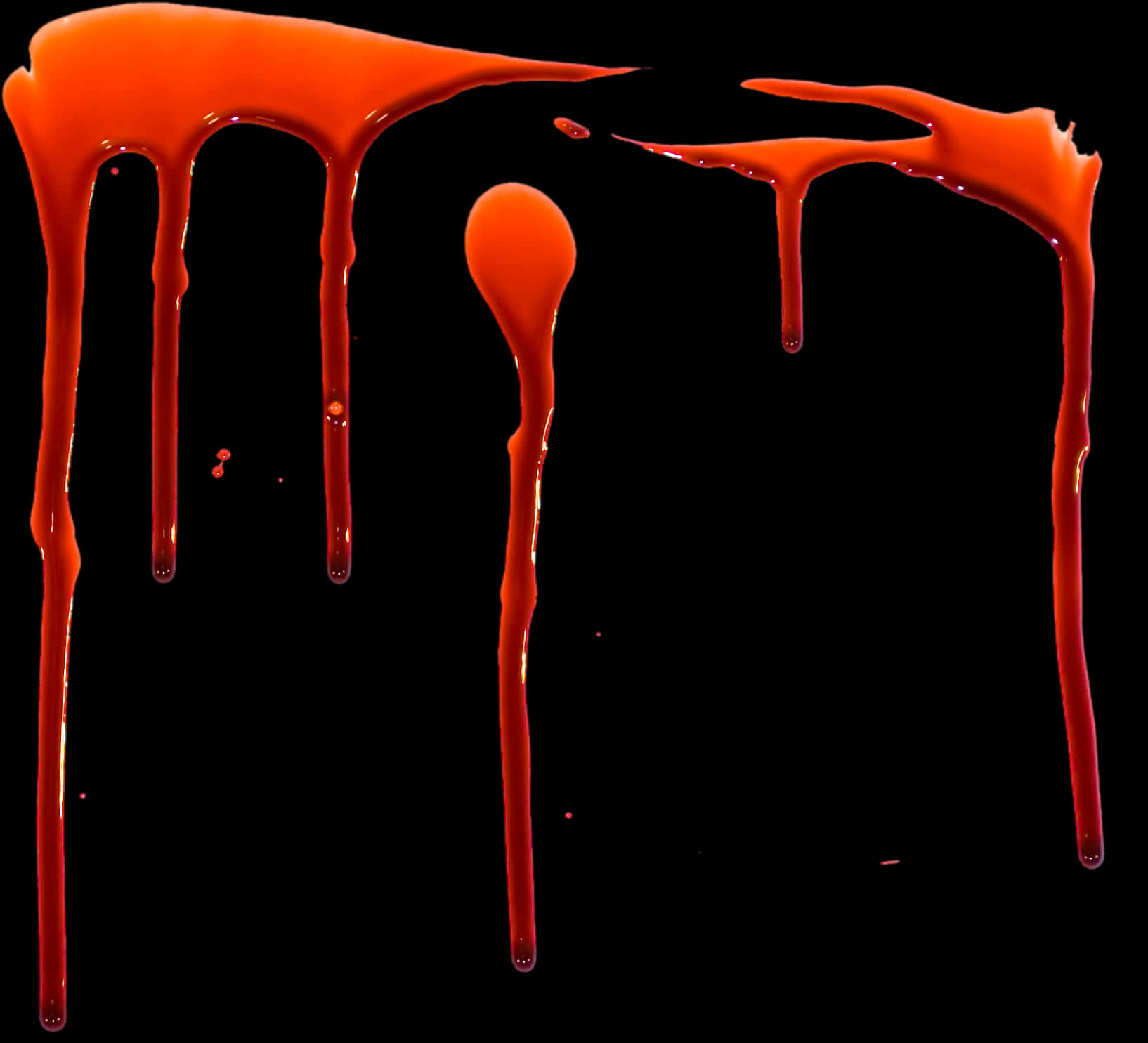 Dripping Red Liquid Texture PNG Image