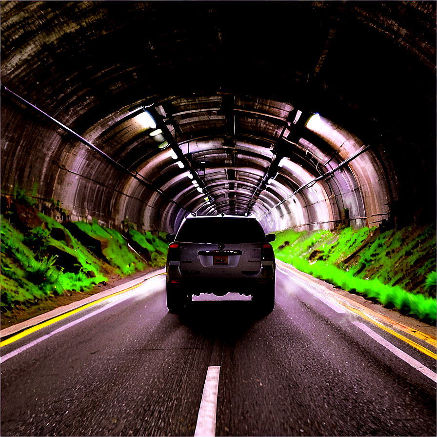 Driving Through Tunnels Png Oon58 PNG Image