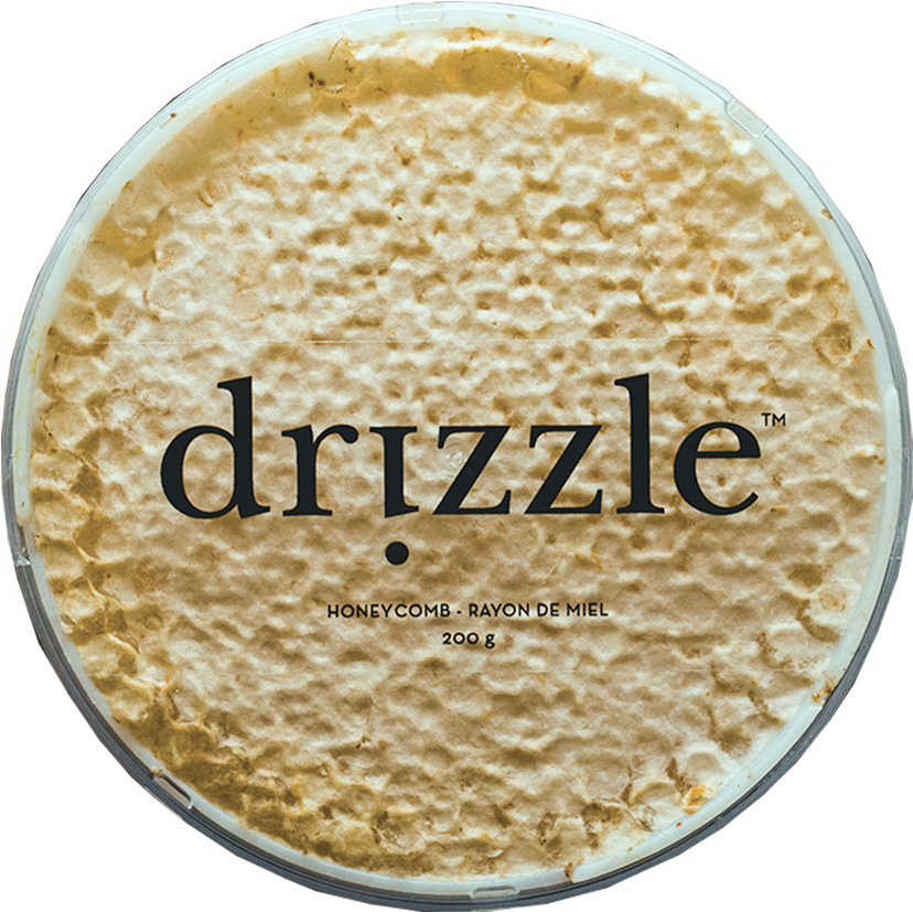 Drizzle Honeycomb Packaging Top View PNG Image