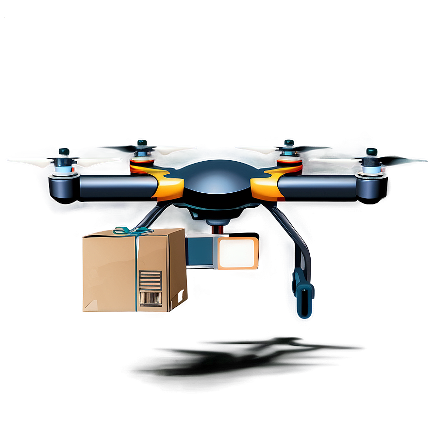 Drone Delivery Concept Png Hif PNG Image