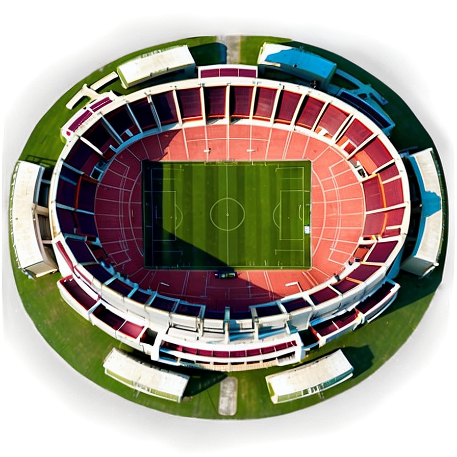 Drone View Soccer Stadium Png Ira67 PNG Image