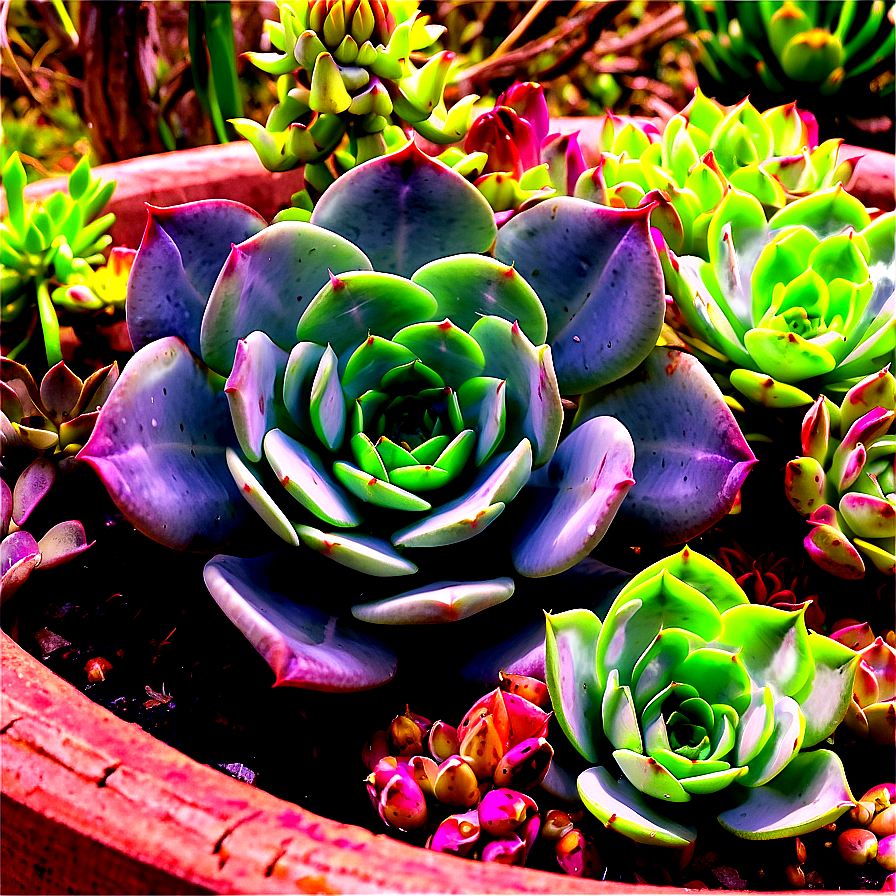 Drought Tolerant Succulents Png 06212024 PNG Image