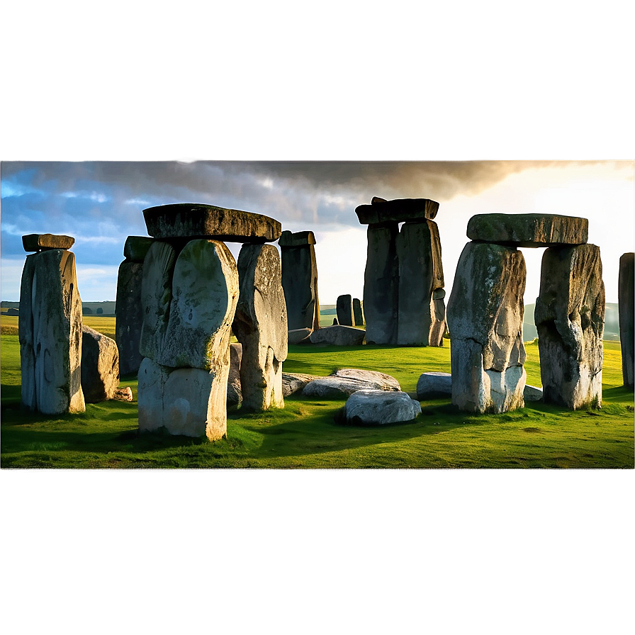 Druid Ceremonies At Stonehenge Png Dad PNG Image