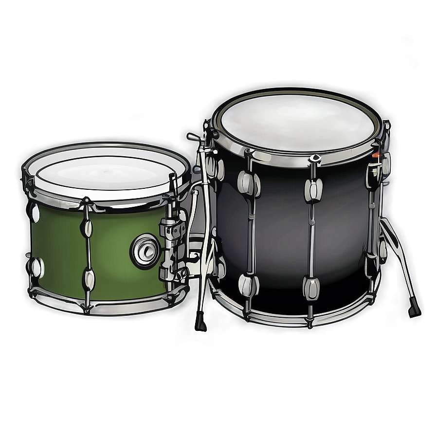 Drum Set Flat Png Uic PNG Image