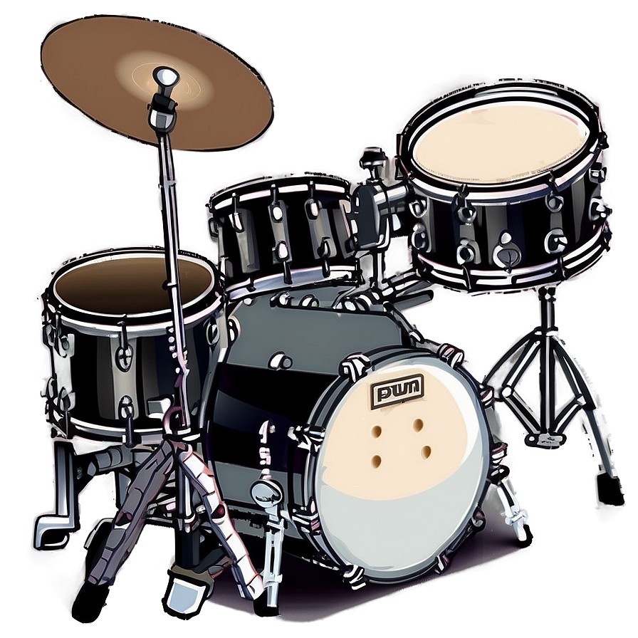 Drum Set Isometric Png Ubr PNG Image