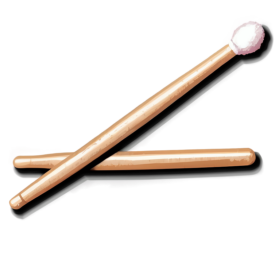 Drum Stick Sketch Png Rnk79 PNG Image