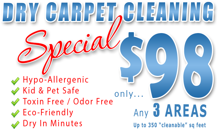 Dry Carpet Cleaning Special Advertisement PNG Image