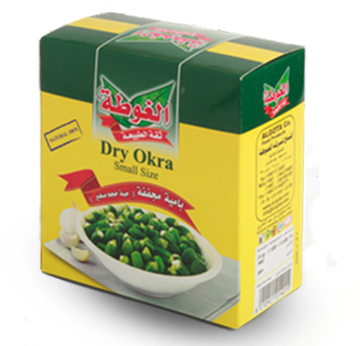 Dry Okra Package Small Size PNG Image