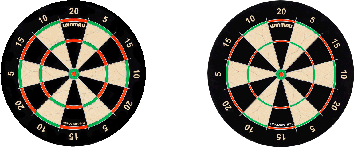 Dual Dartboards Sideby Side PNG Image