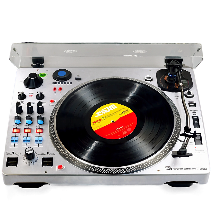 Dual Dj Turntable Png 06292024 PNG Image