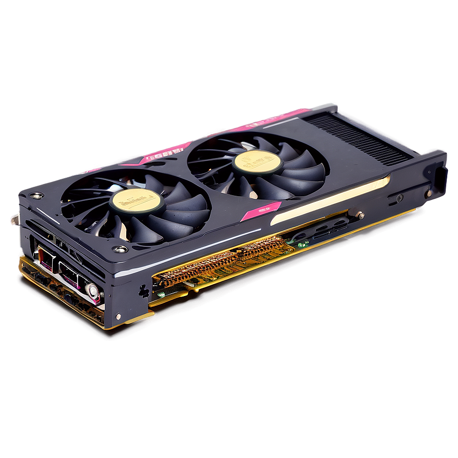 Dual-fan Graphics Card Png Wxq89 PNG Image