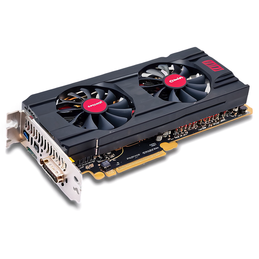 Dual-fan Graphics Card Png Yex30 PNG Image