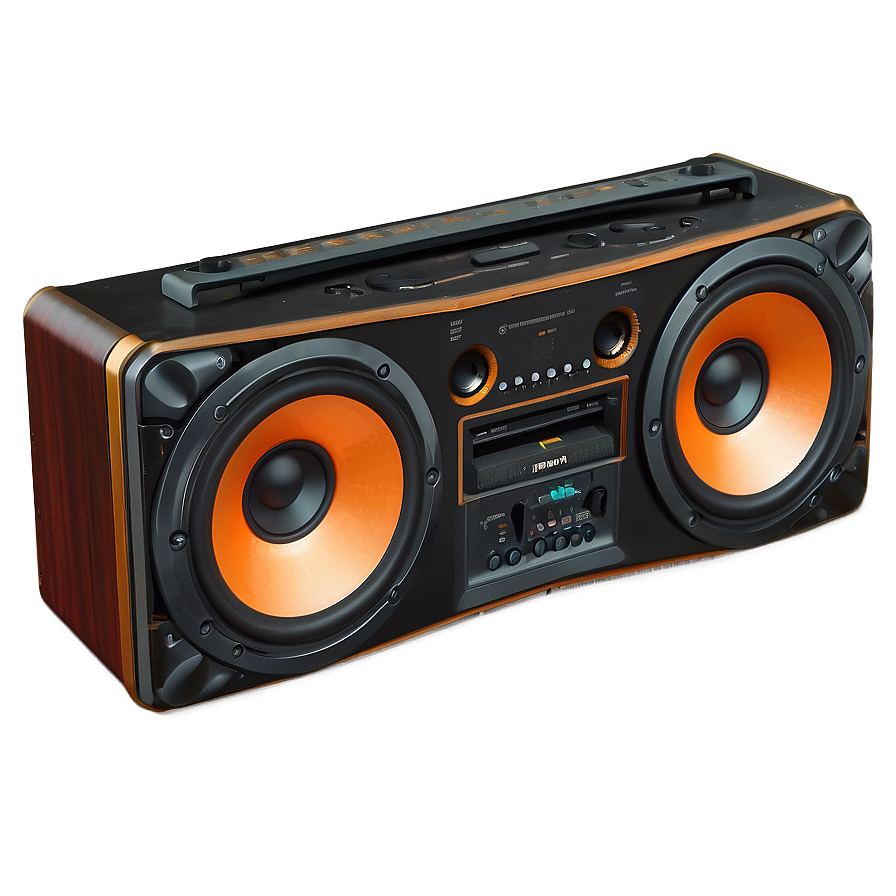 Dual Speaker Boombox Png 05242024 PNG Image