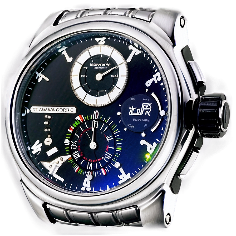 Dual Time Zone Watch Png 5 PNG Image