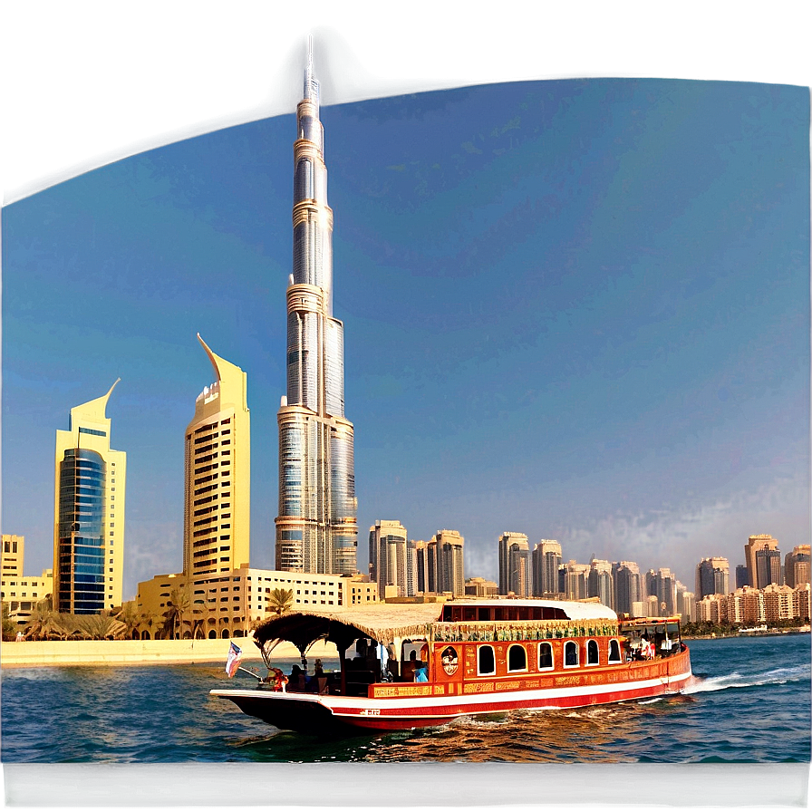 Dubai Creek Boat Ride Png Oum44 PNG Image