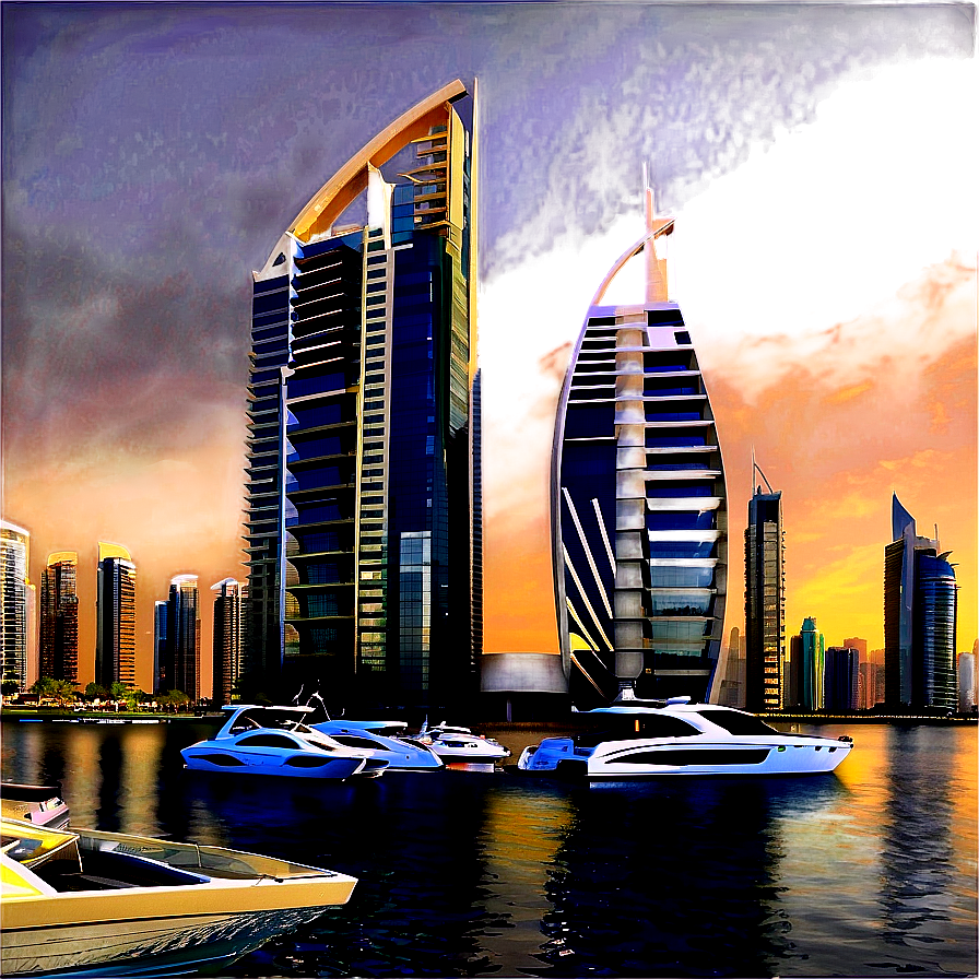 Dubai Marina Yacht Club Png Iob17 PNG Image