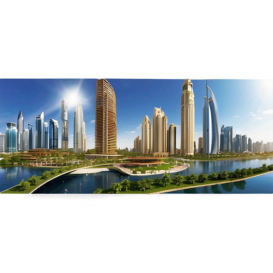 Dubai Sustainable City Png 39 PNG Image