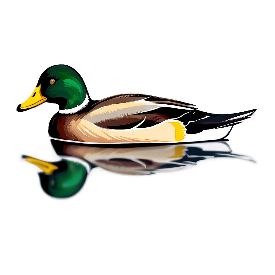 Duck Bird Swimming Png 05032024 PNG Image