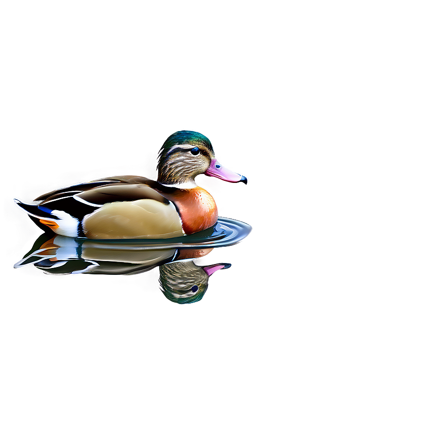 Duck In Pond Png Ynf PNG Image