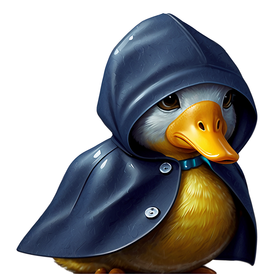 Duck In Raincoat Png Rfu PNG Image