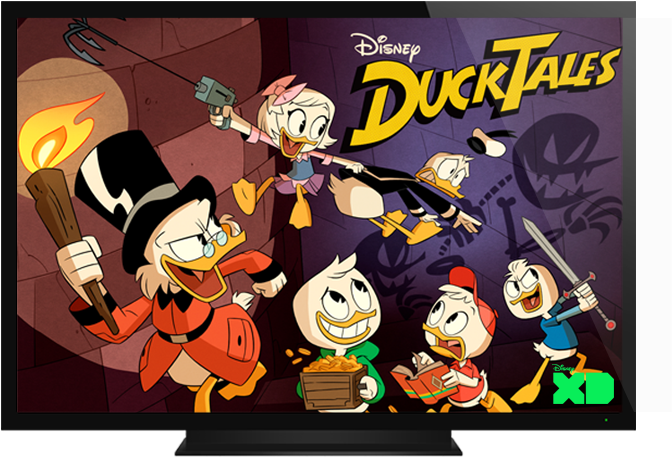 Duck Tales Animated Adventure PNG Image